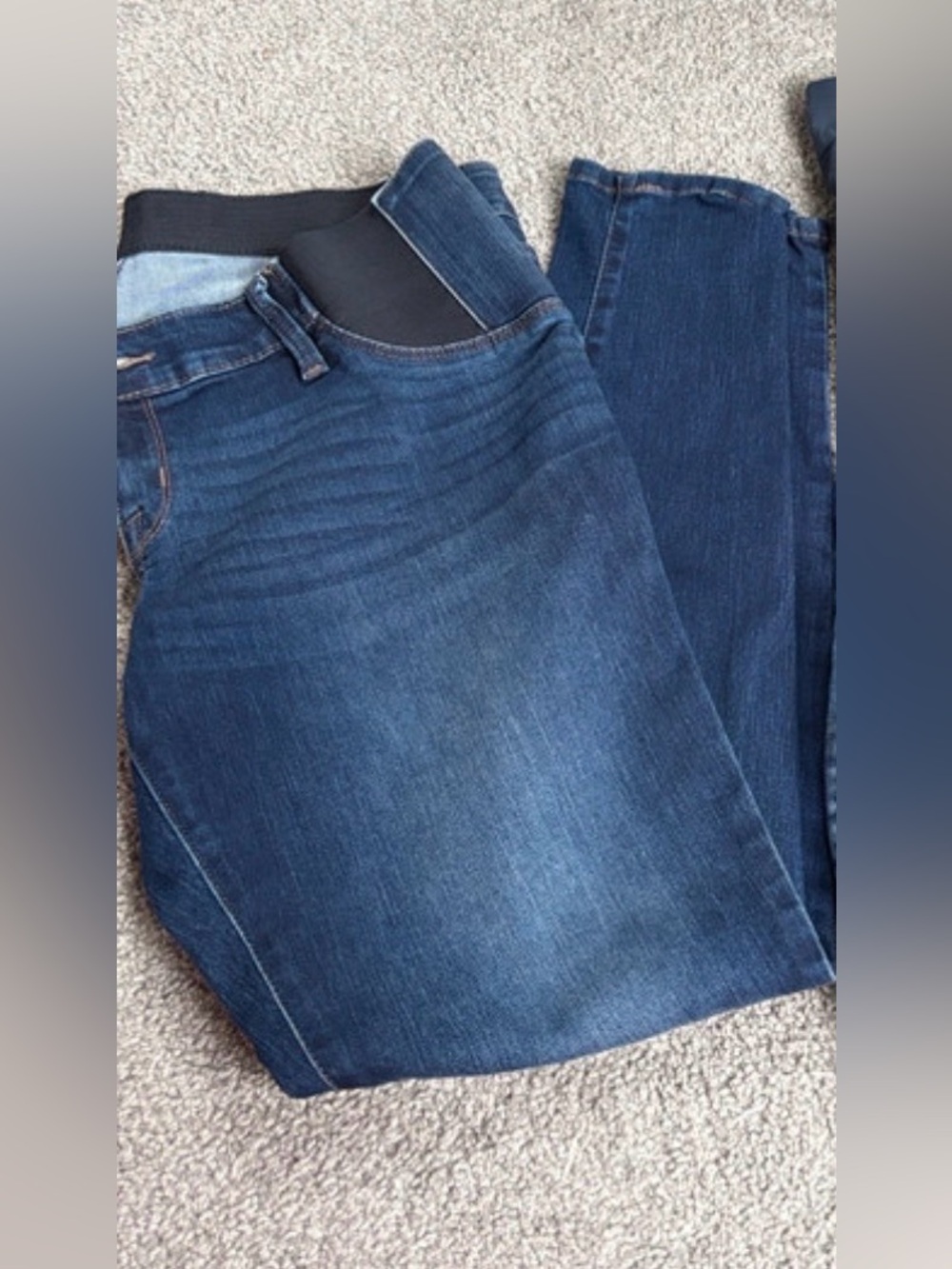 Women’s Dark Blue Maternity Skinny Jeans